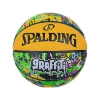 Bilde av Spalding Spalding Graffiti Ball 84374Z Gul 7 Sport & Trening - Sportsutstyr - Basketball