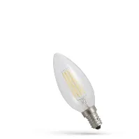 Bilde av Spectrum LED E14 Klar LED pære Mignon 6W 2700K 850 lumen LED lamps,E14,Belysning,Kronljus,LED-pærer,E14