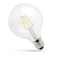 Bilde av Spectrum LED LED Globelampe Klar E27 4W 2700K 380 lumen E27,globe/ball/regular,LED lamps,E27,Belysning,LED-pærer,Lyskilde
