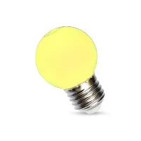 Bilde av Spectrum LED Spectrum LED Gul E27 LED-globuslampe 1W 230V E27,globe/ball/regular,LED lamps,E27,Belysning,LED-pærer