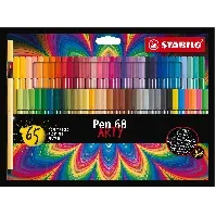 Bilde av Stabilo - Pen 68 ARTY, cardboard wallet of 65 colors - Leker