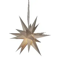 Bilde av Star Trading December papirstjerne, 45 cm, beige Julestjerne