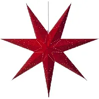 Bilde av Star Trading Sensy julestjerne med lys, rød, 100 cm Julepynt