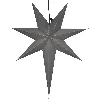 Bilde av Star Trading Stjerne Ozen Grå, 65 cm. Lysestake