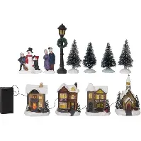 Bilde av Star Trading pynt og småhus til juleby Julepynt