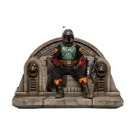 Bilde av Star Wars - Boba Fett on Throne Statue Delux Art Scale 1/10 - Fan-shop