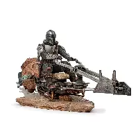 Bilde av Star Wars - On Speederbike Statue Deluxe Art Scale 1/10 - Fan-shop