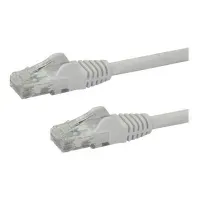 Bilde av StarTech.com 10m CAT6 Ethernet Cable, 10 Gigabit Snagless RJ45 650MHz 100W PoE Patch Cord, CAT 6 10GbE UTP Network Cable w/Strain Relief, White, Fluke Tested/Wiring is UL Certified/TIA - Category 6 - 24AWG (N6PATC10MWH) - Koblingskabel - RJ-45 (hann) til 