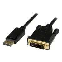 Bilde av StarTech.com 3 foot DisplayPort to DVI Active Adapter Converter Cable - 3 ft (0.9m) Active DP to DVI M/M Cable for PC - 1920x1200 - Black (DP2DVIMM3BS) - DisplayPort-kabel - DisplayPort (hann) til DVI-D (hann) - 91.5 cm - aktiv - svart - for P/N: TB3CDK2D