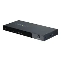 Bilde av StarTech.com 4-Port 8K HDMI Switch, HDMI 2.1 Switcher 4K 120Hz HDR10+, 8K 60Hz UHD, HDMI Switch 4 In 1 Out, Auto/Manual Source Switching, Remote Control and Power Adapter Included - 7.1 Channel Audio/eARC (4PORT-8K-HDMI-SWITCH) - Video/audio switch - 4 x 