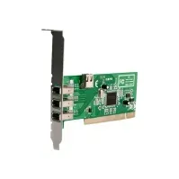 Bilde av StarTech.com 4 port PCI 1394a FireWire Adapter Card - 3 External 1 Internal FireWire PCI Card for Laptops (PCI1394MP) - FireWire-adapter - PCI - Firewire - 3 porter PC tilbehør - Kontrollere - IO-kort