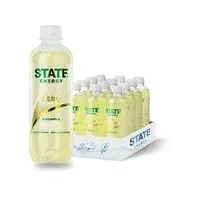 Bilde av State Energy Lime Pineapple Zero Sugar 400 ml - (12 stk.) - inkl. pant Søtsaker og Sjokolade - Drikkevarer - Brus