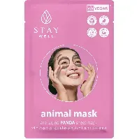 Bilde av Stay Well Animal Mask Panda - 1 pcs Hudpleie - Ansiktspleie - Ansiktsmasker - Sheet masks