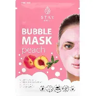 Bilde av Stay Well Deep Cleansing Bubble Mask Peach 1pcs Hudpleie - Ansiktspleie - Ansiktsmasker