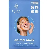 Bilde av Stay Well Well Animal Mask Tiger - 1 pcs Hudpleie - Ansiktspleie - Ansiktsmasker - Sheet masks