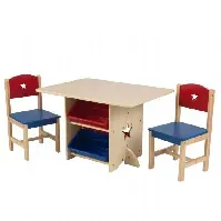 Bilde av Stjerne lekebord med 2 stoler Kidkraft Barnemøbler 26912 Bord og stoler