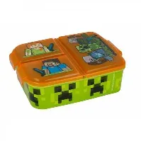 Bilde av Stor - Multi Compartment Sandwich Box - Minecraft (088808735-40420) - Leker