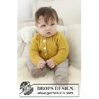 Bilde av Strikkeoppskrift Babyjakke med raglan og sokker Strikking, pynt, garn og strikkeoppskrifter