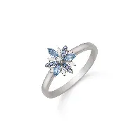 Bilde av Støvring Design Snowflake Rodinert Sølv Ring Med Zirconia 12323017