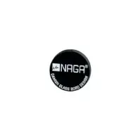 Bilde av Super Stærk Magnet' akryl sort med NAGA logo Ø2,5 cm - (1 stk.) interiørdesign - Tilbehør - Magneter
