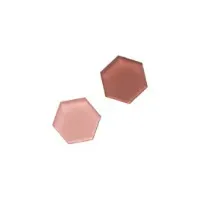 Bilde av Super Stærke Magneter' akryl mix rose hexagonal 2,5 x 2,8 cm - (2 stk.) interiørdesign - Tilbehør - Magneter