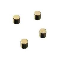 Bilde av Super Stærke Magneter' cylinder guld Ø 1 x 1 cm - (4 stk.) interiørdesign - Tilbehør - Magneter