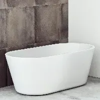 Bilde av Svedbergs Ume Frittstående Badekar 160 Hvit / 160cm Frittstående badekar