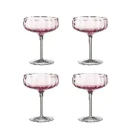Bilde av SØHOLM - 4 pcs - Sonja champagne/cocktail glas - Raspberry red (16451ep) - Hjemme og kjøkken