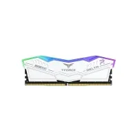 Bilde av T-Force DELTA RGB - DDR5 - sett - 32 GB: 2 x 16 GB - DIMM 288-pin - 6000 MHz / PC5-48000 - CL38 - 1.25 V - ikke-bufret - on-die ECC - hvit PC-Komponenter - RAM-Minne - DDR5