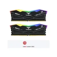 Bilde av T-Force DELTA RGB - DDR5 - sett - 32 GB: 2 x 16 GB - DIMM 288-pin - 8000 MHz / PC5-64000 - CL38 - 1.45 V - ikke-bufret - on-die ECC - svart N - A