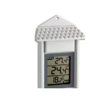 Bilde av TFA-Dostmann 30.1039, Elektronisk miljøtermometer, Utendørs, Digitalt, Hvit, Plast, Vegg Hagen - Tilbehør til hagen - Værstasjon og termometer