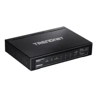 Bilde av TRENDnet TPE TG611 - Switch - 4 x 10/100/1000 (PoE+) + 1 x 10/100/1000 (opplink) + 1 x Gigabit SFP - stasjonær - PoE+ (65 W) - TAA-samsvar PC tilbehør - Nettverk - Switcher