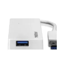 Bilde av TRENDnet TU3 H4E - Hub - 4 x SuperSpeed USB 3.0 - stasjonær PC tilbehør - Kabler og adaptere - USB Huber