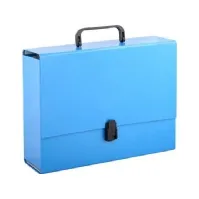 Bilde av Tadeo Trading Folder med håndtak PENMATE A4 10cm pastellblå Tadeo Trading MESSER Arkivering - Elastikmapper & Chartekker - Plastlommer