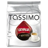 Bilde av Tassimo Gevalia Tassimo Espresso kaffekapsler, 16 stk. Livsmedel,Kaffekapsler,Kaffekapsler