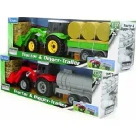 Bilde av Teama Traktor bulldozer 1:32 ver.2 red Leker - Biler & kjøretøy