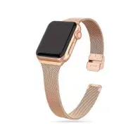 Bilde av Tech-Protect Bransoleta Tech-protect Thin Milanese Apple Watch 38/40/41mm Blush Gold Helse - Pulsmåler - Tilbehør