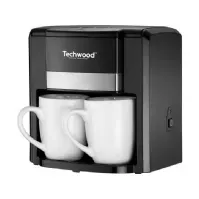 Bilde av Techwood drypp kaffemaskin Techwood 2-kopps drypp kaffemaskin (svart) Kjøkkenapparater - Kaffe - Espressomaskiner