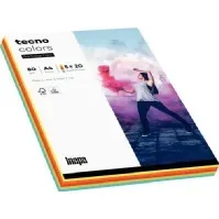 Bilde av Tecno A4 kopipapir 80g Blanding av intense farger 100 ark Papir & Emballasje - Spesial papir - Annet skrivepapir - Annet papir