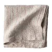 Bilde av Tell Me More Bordduk i lin 145x145 cm, hazelnut stripe Duk