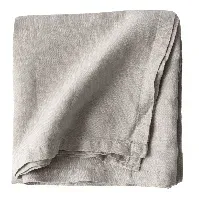 Bilde av Tell Me More Bordduk i lin 145x145 cm, warm grey Duk