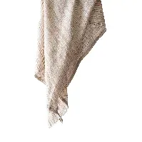 Bilde av Tell Me More Kjøkkenhåndkle i lin 50x70 cm, hazelnut stripe Kjøkkenhåndkle