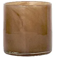 Bilde av Tell Me More Lyric telysglass, brown, extra small Lysestaker
