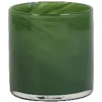 Bilde av Tell Me More Lyric telysglass, dark green, extra small Lysestaker