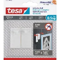 Bilde av Tesa Powerstrips limspiker, 0,5 kg, 2-pak, hvit Verktøy > Tilbehør til verktøy