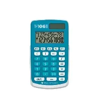 Bilde av Texas Instruments - TI-106 II Basic Calculator - Kontor og skoleutstyr
