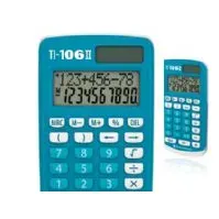 Bilde av Texas Instruments TI-106 II - Lommekalkulator - 10 sifre - solpanel, batteri Kontormaskiner - Kalkulatorer - Kalkulator
