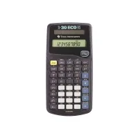 Bilde av Texas Instruments TI-30 eco RS - Vitenskapelig kalkulator - 10 sifre - solpanel Kontormaskiner - Kalkulatorer - Tekniske kalkulatorer