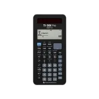 Bilde av Texas Instruments TI-30X Pro MathPrint, Lomme, Vitenskaplig, 4 linjer, Batteri/Solcelle, Sort Kontormaskiner - Kalkulatorer - Tekniske kalkulatorer