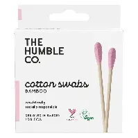 Bilde av The Humble Co Humble Natural Cotton Swabs Purple 100pcs Sminke - Verktøy og tilbehør - Tilbehør